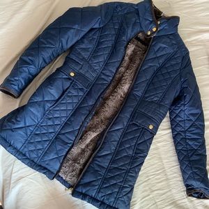 Navy Blue Weatherproof Jacket